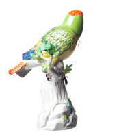 Figur Papagei nach links schauend Meissen von Johann Carl Sch&ouml;nheit Tierfiguren 1. Wahl Modell 77297 1989 H&ouml;he:16cm