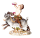 Figur Satyr auf Ziege reitend Meissen von Johann Joachim K&auml;ndler Mythologische Figuren 1. Wahl Modell D 44 1850-1924 H&ouml;he:19cm
