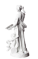 figurine allegory the painting Meissen designed by Johann Christian Hirth allegories 1st Choice form N160 around 1930/40 hight:31cm
