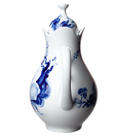 coffe pot blue orchid on tree Meissen Grosser Ausschnitt designed by Ludwig Zepner form 23593 4th Choice (Employee article) 1997 1l