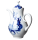 Kaffeekane blaue Orchidee Meissen Grosser Ausschnitt von Ludwig Zepner Modell 23593 4. Wahl (Mitarbeiterware) 1997 1l