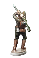 figurine Infantryman Rosenthal designed by Karl Himmelstoss 1st Choice form k385 1914 hight:17cm