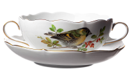 soup cup & saucer bird pattern Meissen form 000656...