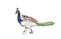figurine Peacock without harness Meissen Animals 1st Choice form 77199 1996 14cm