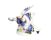 figurine pair of doves Meissen Animals 1st Choice form O190x 1973 hight:9cm