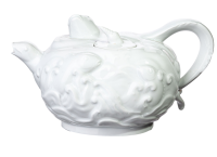 teapot with carp and wave relief Meissen form 55655 1st Choice 2005 (12cm)