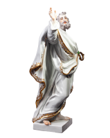 figurine apostle holy Petrus Meissen designed by Johann Joachim K&auml;ndler form 72068 1990 hight:22cm