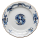 cake plate blue dragon pattern Meissen New Cutout form 501 1st Choice 1989 (18,5cm)