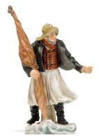 figurine Fischerman of Moenchgut  Meissen designed by Hugo Spieler traditional costume figurines 1st Choice form Q190P 1897/98 - 1924 hight:18,5cm