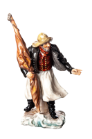 figurine Fischerman of Moenchgut  Meissen designed by Hugo Spieler traditional costume figurines 1st Choice form Q190P 1897/98 - 1924 hight:18,5cm