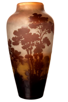 big cameo vase with sea landscape Emile Gall&eacute; designed by Emille Gall&eacute; 1st Choice 1905 (37cm)