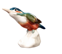 figurine kingfisher bird Meissen designed by Paul Walther...