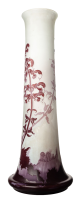 large cameo vase with meadow sage pattern Emile...