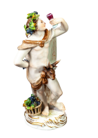 figurine Bacchus Allegory of fall Meissen designed by...