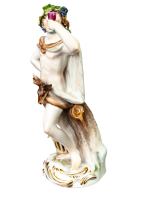Figur Bacchus - Allegorie der Herbst Meissen von Friedrich Elias Meyer Allegorien 1. Wahl Modell 1696 1850-1924 H&ouml;he:14,5cm