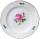 dinner plate red rose Meissen New Cutout form 00475 1st Choice 1989 (25cm)