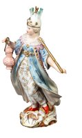 figurine Alegorie Asia Meissen designed by Friedrich Elias Meyer allegories 1st Choice form 1720 1850-1924 hight:16cm
