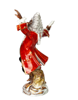 figurine band master Meissen designed by Johann Joachim K&auml;ndler Ape Chapel 1st Choice form 60001 1991 hight:19cm