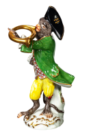 figurine French horn player Meissen designed by Johann...