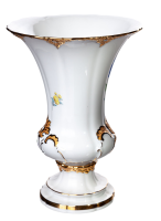 vase splendor pattern flowers goldbronce painting Meissen B-form 1st Choice N/A (19cm)