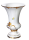 vase splendor pattern flowers goldbronce painting Meissen B-form 1st Choice N/A (19cm)