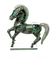 figurine antique horse trotting Nymphenburg designed by...