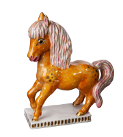 figurine fairytales pony trotting Nymphenburg designed by...