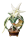figurine bird with orchid Nymphenburg designed by Luise Terletzki-Scherf Animals 1st Choice form 860 after 1931 hight:19cm