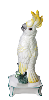 figurine cockatoo
 Nymphenburg designed by Luise Terletzki-Scherf Animals 1st Choice form 677 after 1931 hight:19cm