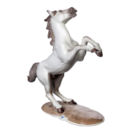 figurine rising arab horse Nymphenburg designed by August G&ouml;hring Animals 1st Choice form 800b after 1960 hight:18cm