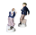 Figur Junge und M&auml;dchen Schneeball spielend Meissen von Alfred K&ouml;nig Kinderfiguren 1. Wahl Modell W 131 + W 132 1905/1910 H&ouml;he:13cm