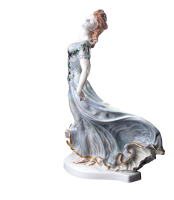 figurine Tarantella painted Rosenthal designed by Ferdinand Liebermann dancing man / woman 1st Choice form K339 around 1920 hight:38,5cm
