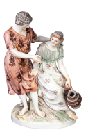 figurine Jupiter und Mnemosyne KPM Berlin mythological...