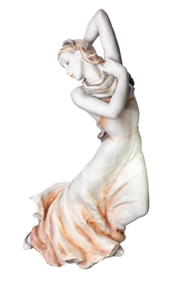 Rosenthal Figur Tango Tänzerin von Lore Friedrich Gronau Tänzer/Tänzerinnen 1. Wahl Modell 1773 1949 Höhe:34cm