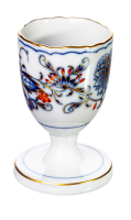 egg cup colorful onion pattern Meissen New Cutout form 00179 1st Choice 1981 (4,5cm)