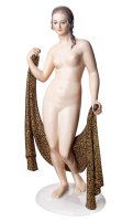 figurine female nude after the bath Rosenthal designed by Wilhelm Heider 1st Choice form 784 1930 hight:39cm