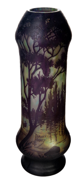 vase paysage lacustre Daum Nancy 1st Choice 1903-05 (34cm)