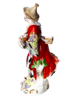 figurine Malaber with Mandoline Meissen designed by Friedrich Elias Meyer Foreigner Groups 1st Choice form 67034 1996 hight:32cm