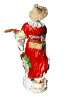 figurine Malaber with Mandoline Meissen designed by Friedrich Elias Meyer Foreigner Groups 1st Choice form 67034 1996 hight:32cm