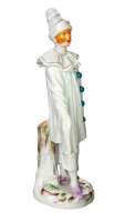 figurine Pagliaccio Meissen designed by Alfred K&ouml;nig Commedia del Arte 1st Choice form S 121 1971 hight:14,5cm
