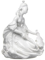 figurine Woman playing viola KPM Berlin designed by Paul Scheurich 1st Choice 1962-92 hight:32cm