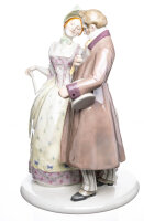 figurine galant couple KPM Berlin designed by Hermann Hubatsch galant people 1st Choice form 8887 N/A hight:30,5cm